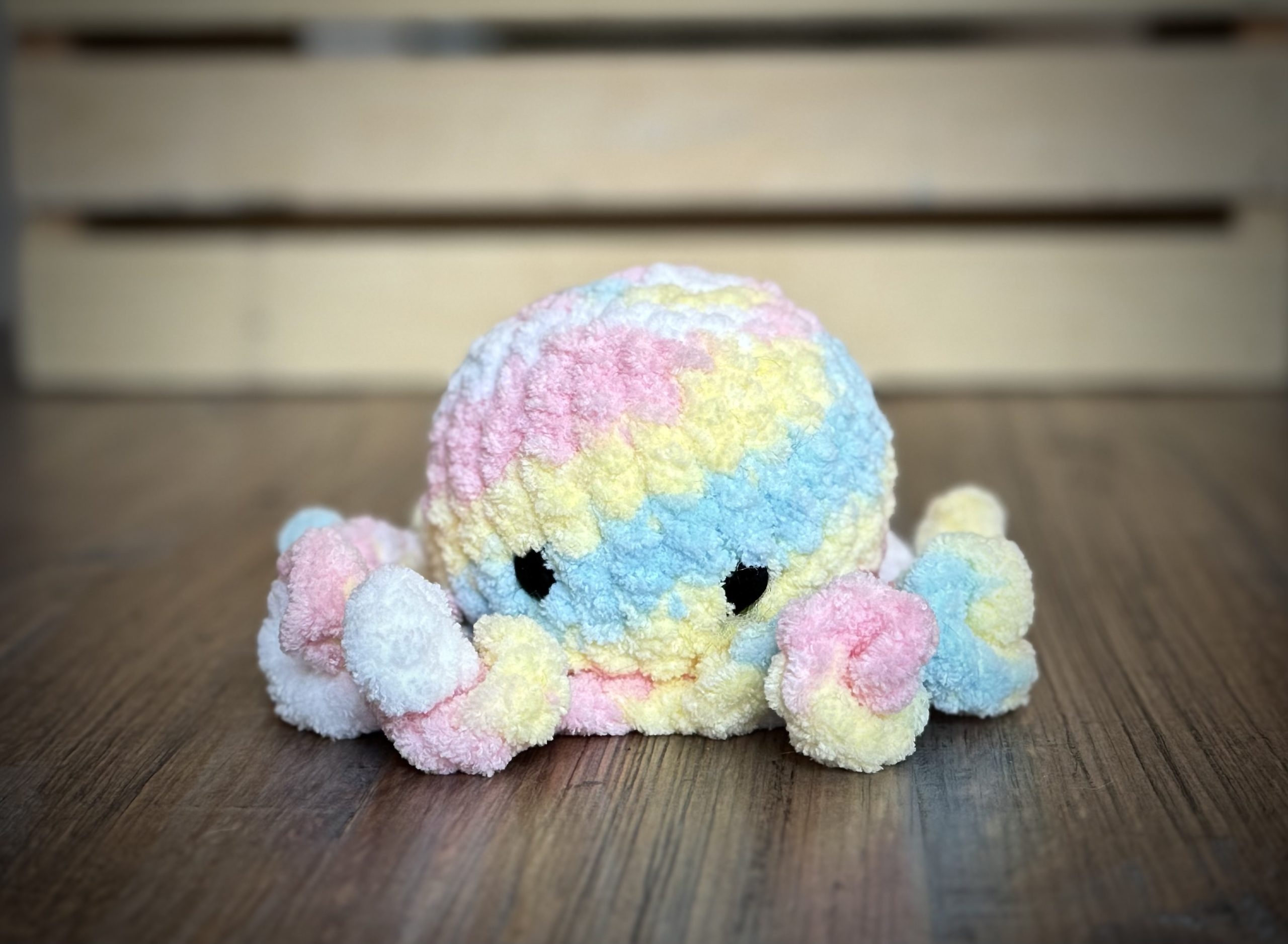 Wisp in Shell Crochet Octopus Stuffie
